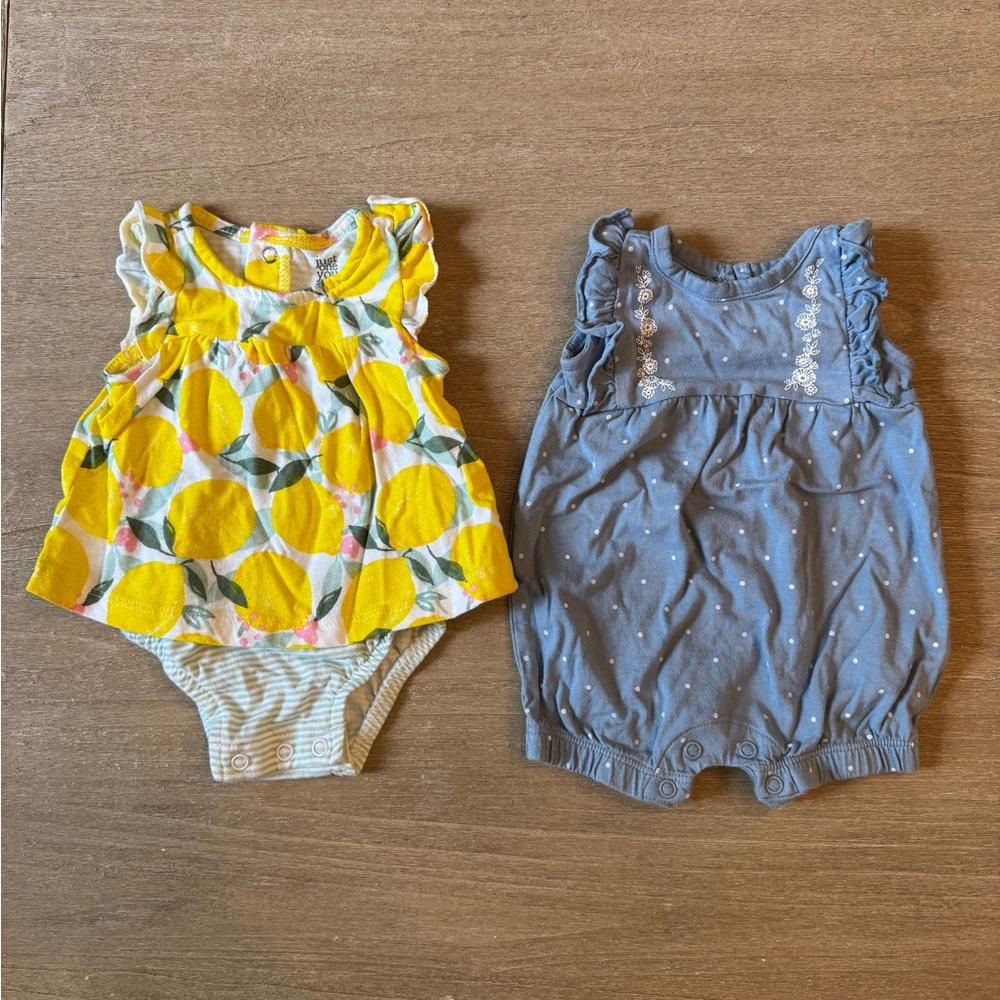 Carter’s JUST ONE YOU bundle of 2 rompers.
